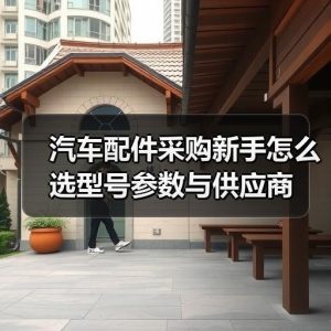 汽车配件采购新手怎么选型号参数与供应商